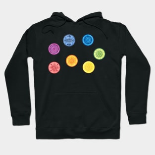 Chakra mandalas Hoodie